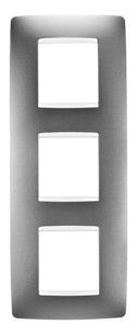 GEWISS GW16127VT Abdeckrahmen ONE International 2+2+2M vert. Titan