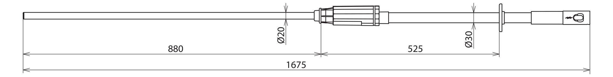 Dehn 767731 PHE3 10 30 S Spannungsprüfer PHE III 10...30kV 50Hz Kat.S