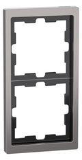 Mert MEG 4020-6550 D-Life Metall Rahmen 2fach Nickelmetallic