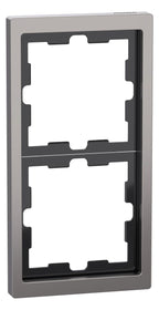 Mert MEG 4020-6550 D-Life Metall Rahmen 2fach Nickelmetallic