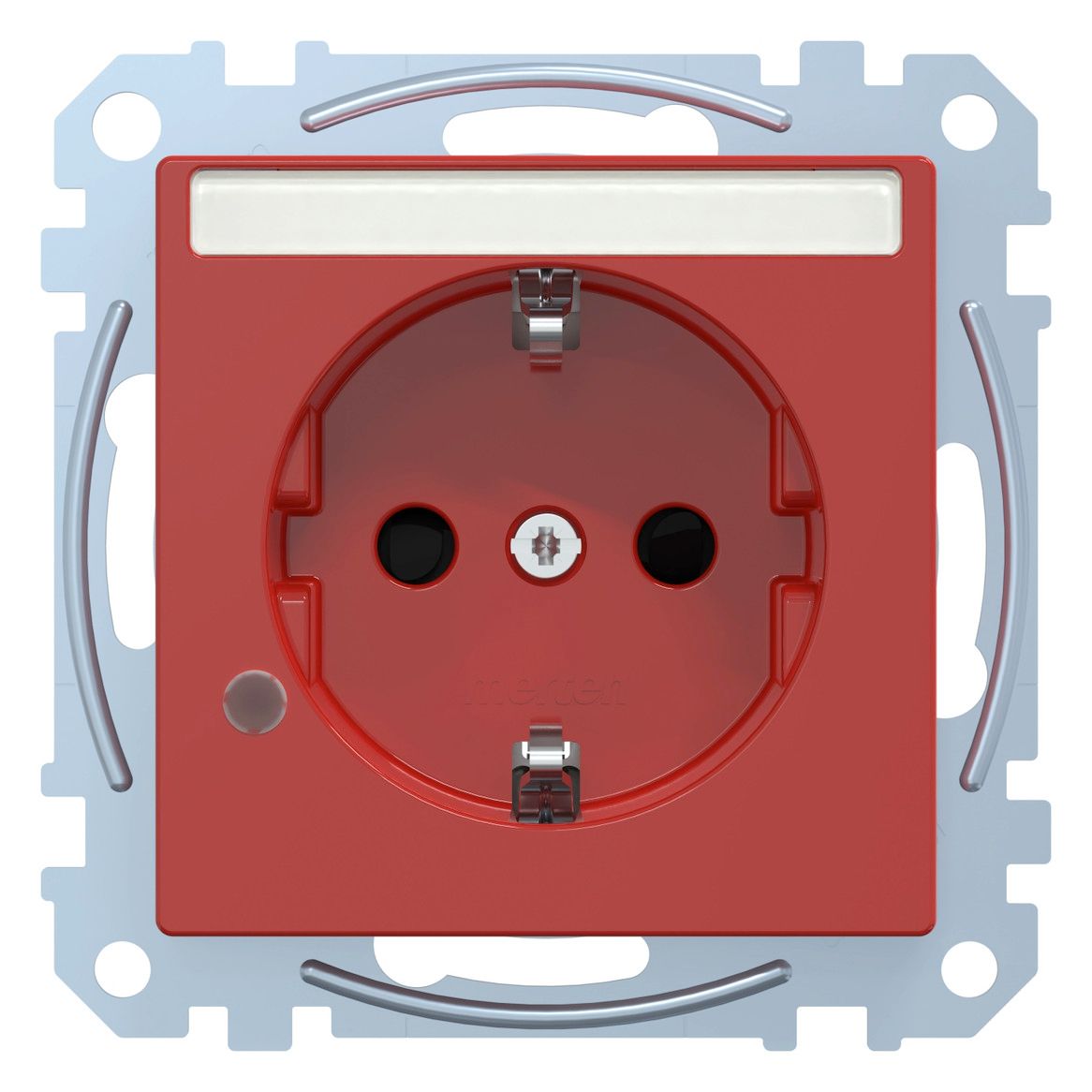 Mert MEG 2303-0306 SCHUKO-Steckdose BRS Sonder Ko.+Schriftf. StK rubinrot Sys.M