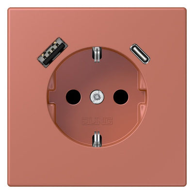 Jung LC1520-15CA236 SCHUKO-Steckd.m.USB Typ AC LC32121