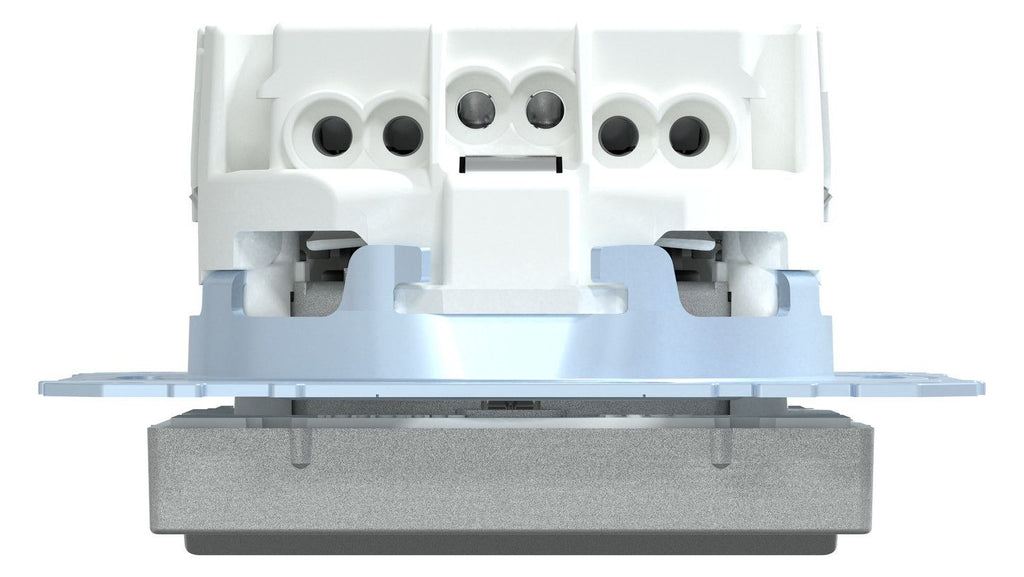 Mert MEG 2304-0460 SCHUKO-Steckdose BRS m.Lichtausl.+LED StK aluminium System M