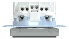 Mert MEG 2304-0460 SCHUKO-Steckdose BRS m.Lichtausl.+LED StK aluminium System M