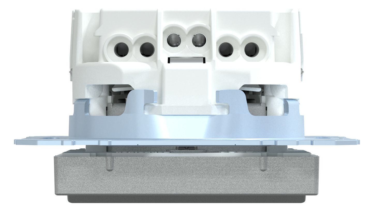 Mert MEG 2304-0460 SCHUKO-Steckdose BRS m.Lichtausl.+LED StK aluminium System M