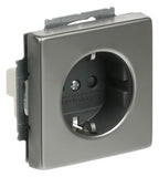 BJ 20 EUCRB-866 SCHUKO Steckdosen Einsatz o.Spreize edelstahl pur