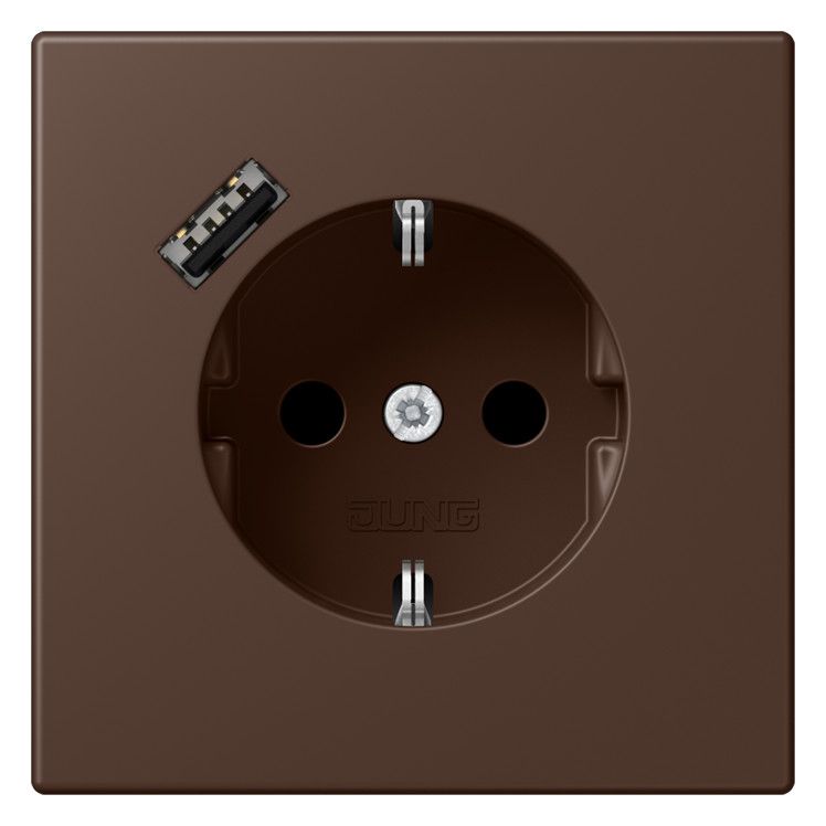 Jung LC1520-18A239 SCHUKO-Steckd.m.USB Typ A LC32130