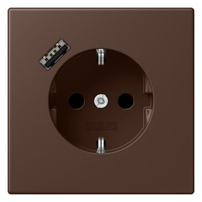 Jung LC1520-18A239 SCHUKO-Steckd.m.USB Typ A LC32130