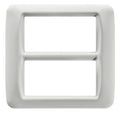 GEWISS GW22507 Abdeckrahmen System Top 8M Wolkenweiss