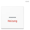 Jung A590HWW Wippe Heizung Notschalter m.Lichtleiter Serie A alpinweiß