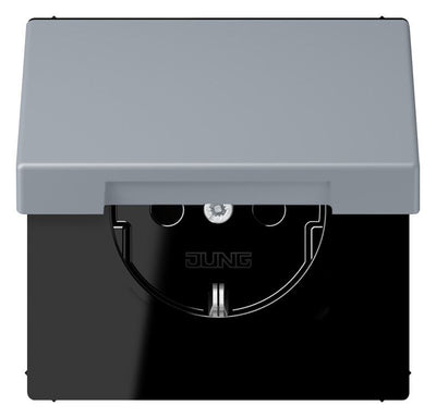 Jung LC1520BFKL257 SCHUKO Steckd.m.Klappdeckel LC4320O