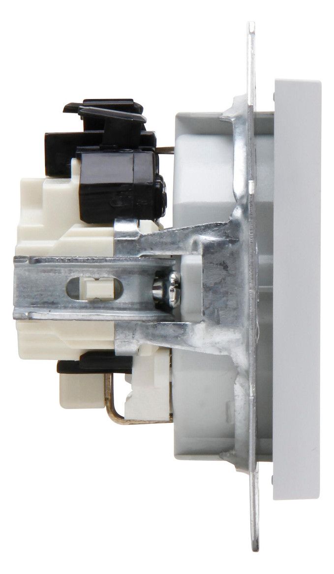 Kopp 940034086 ATHENIS Schuko Steckdose erh.Ber.schutz grau matt