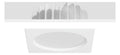 RZB 901455.002 Einbaudownlight LED 33,3W-3000K 220x220x113 2100lm