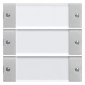 GIRA 2133015 Wippenset 3fach BSF System 55 Klar/Grau matt (lackiert)
