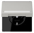 Jung LC1520BFNAKL205 SCHUKO-Steckd.KI m. Klappdeckel m.S