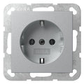 GIRA 418026 SCHUKO-Steckdose SRK System 55 Farbe Alu