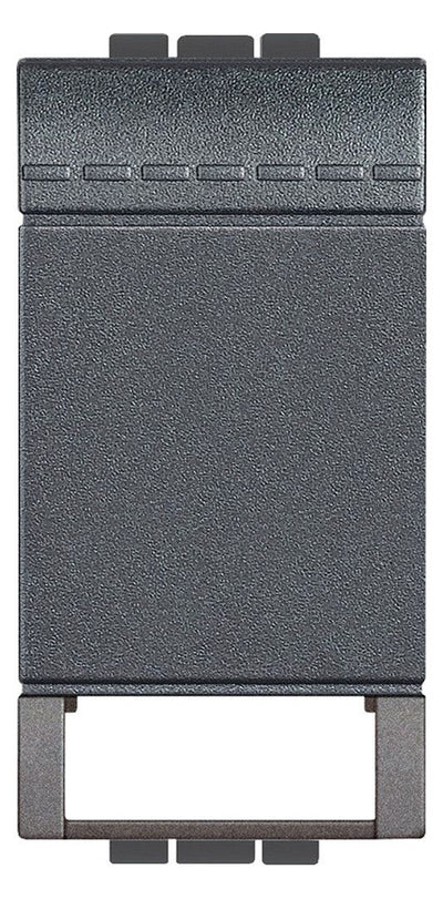 BTicino L4911TN LivingLight Wippe 1M f.2Symbole oben u.unten Anthrazit