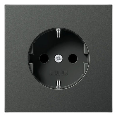 Jung AL1520AN SCHUKO Steckdose LS Aluminium anthrazit