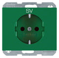 Berker 47357113 Steckdose SCHUKO m.EHBS K.x grün