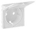 Legrand 754840 Abdeckung Schuko Steckdose Klappd. Valena Life ultraweiß