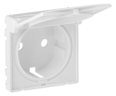 Legrand 754840 Abdeckung Schuko Steckdose Klappd. Valena Life ultraweiß