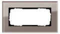 GIRA 1002122 Abdeckrahmen 2f o.Mittelst. Esprit Glas Umbra
