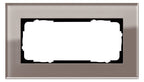GIRA 1002122 Abdeckrahmen 2f o.Mittelst. Esprit Glas Umbra