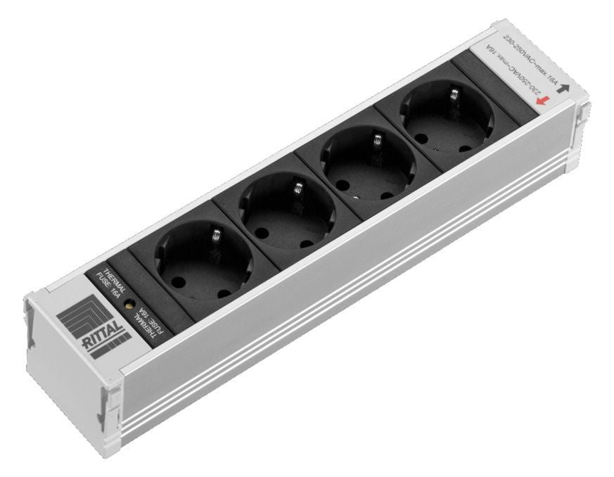 Rittal DK 7856090 PSM 4fach Schuko Einsteckmodul m.Sicherung nicht schaltb.