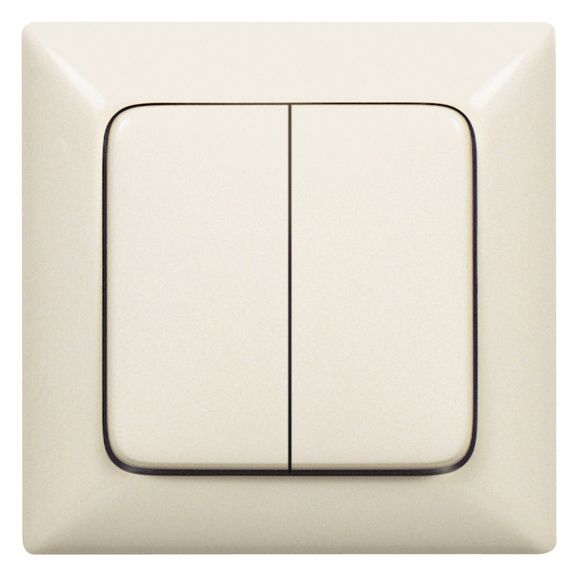 Legrand 776112 Wippe Serie volle Platte Creo mandelweiß