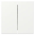 GIRA 349527 Wippe 2fach gerade System 55 Reinweiß seidenmatt