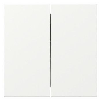 GIRA 349527 Wippe 2fach gerade System 55 Reinweiß seidenmatt