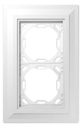 Jung PA982G125-0 Gips-Einputzadapter 2fach 130x201x12,5mm wandbündige Montage