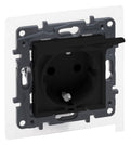Legrand 863523 Schuko Steckdose IP44 erh. Berührungsschutz Niloe Step schwarz
