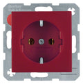 Berker 41431912 Steckdose SCHUKO S.1/B.3/B.7 rot matt
