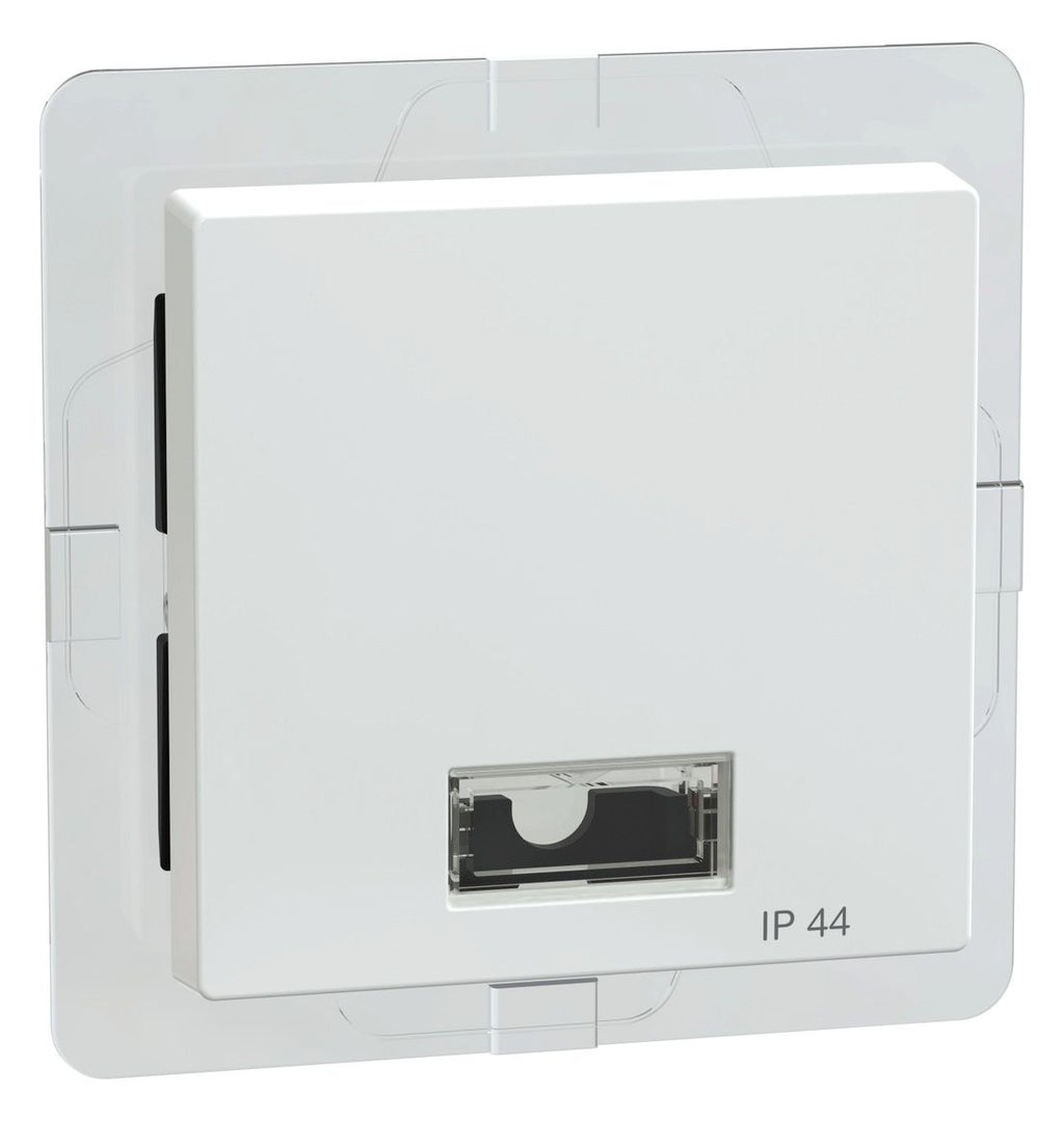 Mert 432725 Wippe m.Fenster rechteckig IP44 aktivweiß glänzend System M