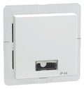Mert 432725 Wippe m.Fenster rechteckig IP44 aktivweiß glänzend System M
