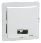 Mert 432725 Wippe m.Fenster rechteckig IP44 aktivweiß glänzend System M
