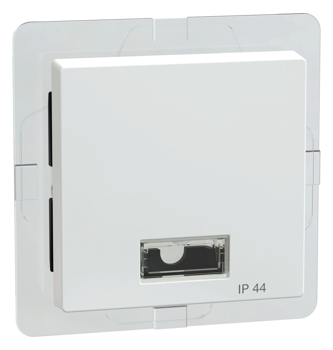Mert 432725 Wippe m.Fenster rechteckig IP44 aktivweiß glänzend System M