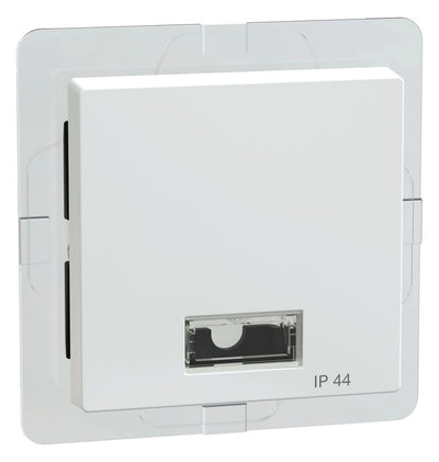 Mert 432725 Wippe m.Fenster rechteckig IP44 aktivweiß glänzend System M