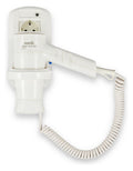 Starmix HFTW 12S weiß (Schukosteckdose) Hand-Haartrockner 1200W m.Wandh. 012957