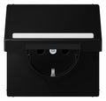 Jung LS1520BFNAKLSWM SCHUKO Steckd.m.Schriftf.u.Klappd.
