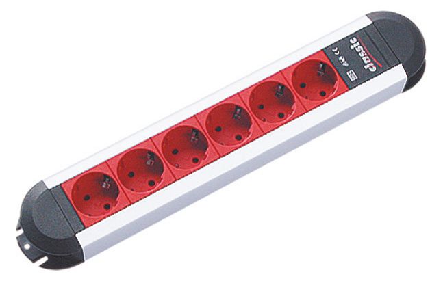 Bachmann 331.040 PRIMO 6xSchuko EDV Strom 1,75m Schuko