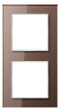 Jung AC582GLMO Glasrahmen 2fach Serie A creation mokka