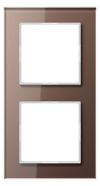 Jung AC582GLMO Glasrahmen 2fach Serie A creation mokka