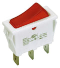 Bachmann 924.111 Wippenschalter w/rot Serie 3652 1pol Ausschalter bel.