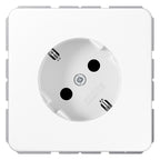 Jung CD520-45WW SCHUKO Steckdose 45° alpinweiß
