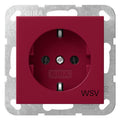 GIRA 4188108 SCHUKO-Steckdose WSV System 55 Rot glänzend