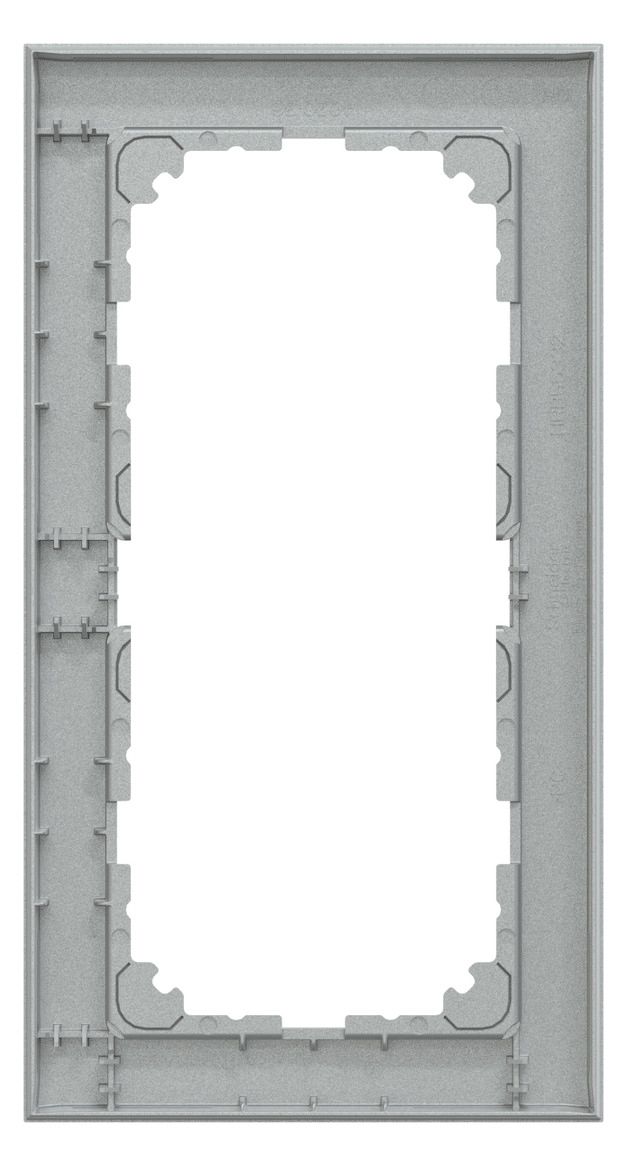 Mert MEG 4025-3660 M-Pure-Rahmen 2fach o.Mittelsteg aluminium