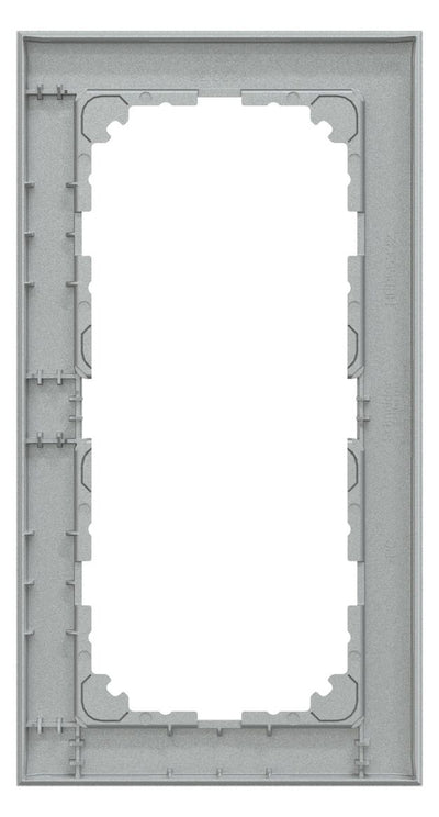 Mert MEG 4025-3660 M-Pure-Rahmen 2fach o.Mittelsteg aluminium