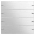 GIRA 502417 Wippenset 4fach Tastsensor4 TS4 Aluminium (eloxiert)